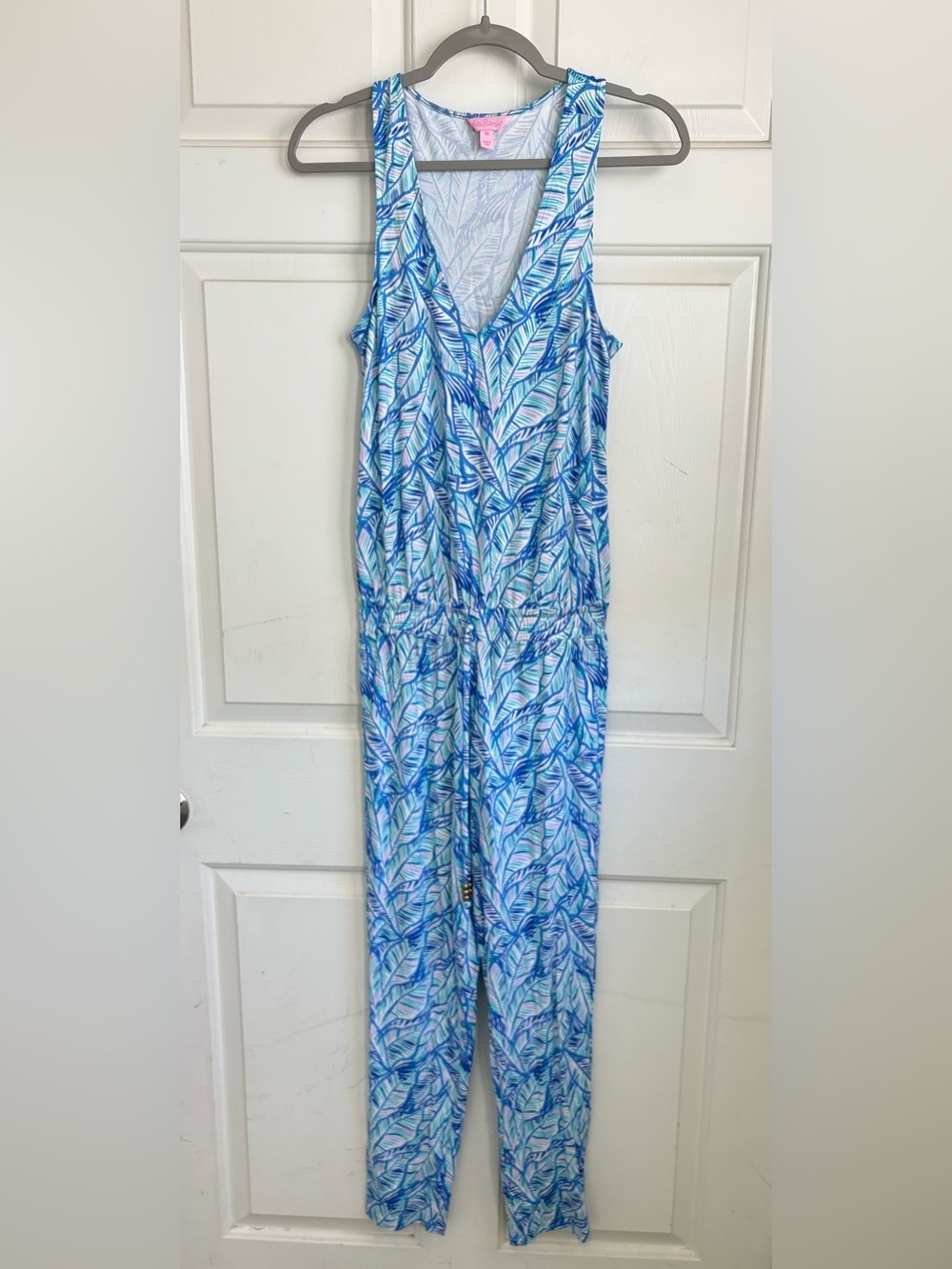 Lily Pulitzer Paulina jumpsuit in Bennet Blue size XS NWOT - Picture 2 of 6